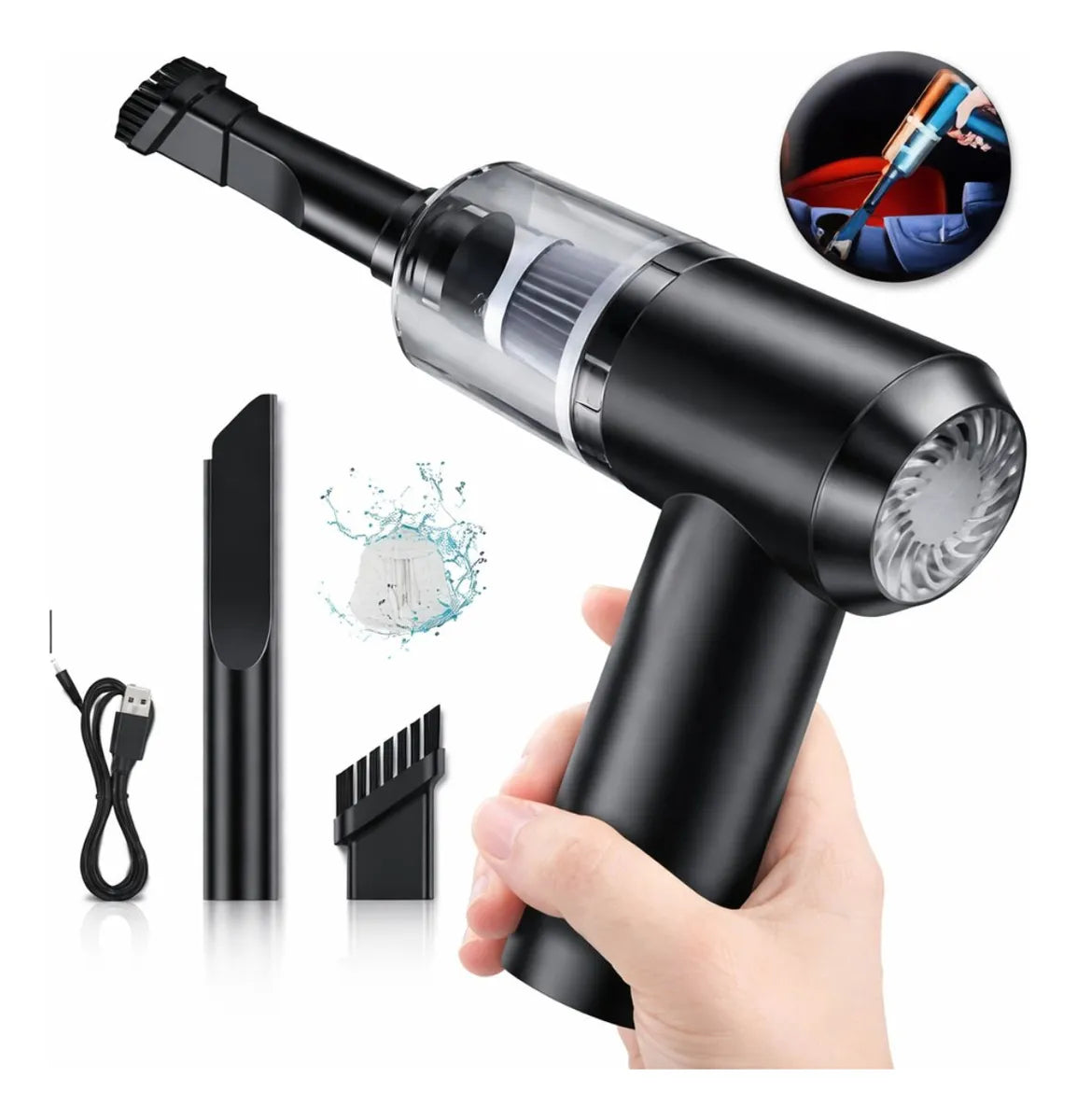 TurboClean 3 em 1 - Aspirador portatil super potente