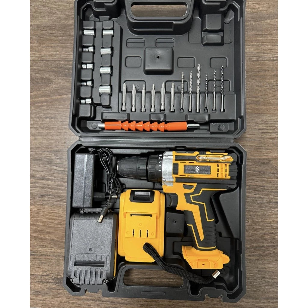 Parafusadeira Furadeira 48V 2 Baterias Com Maleta e Acessórios Completo